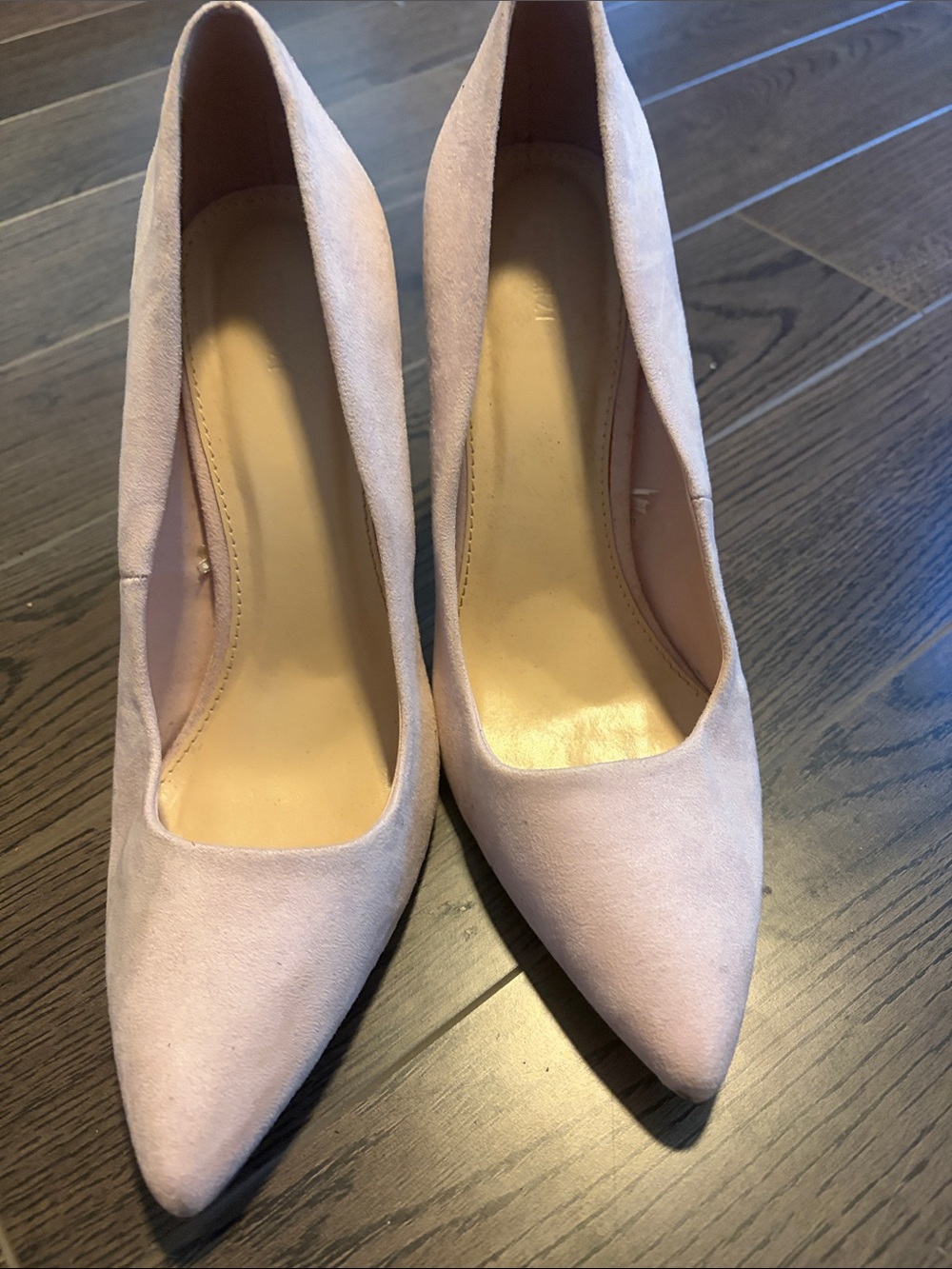 Forever 21 Blush Pink Pointed-Toe Pumps